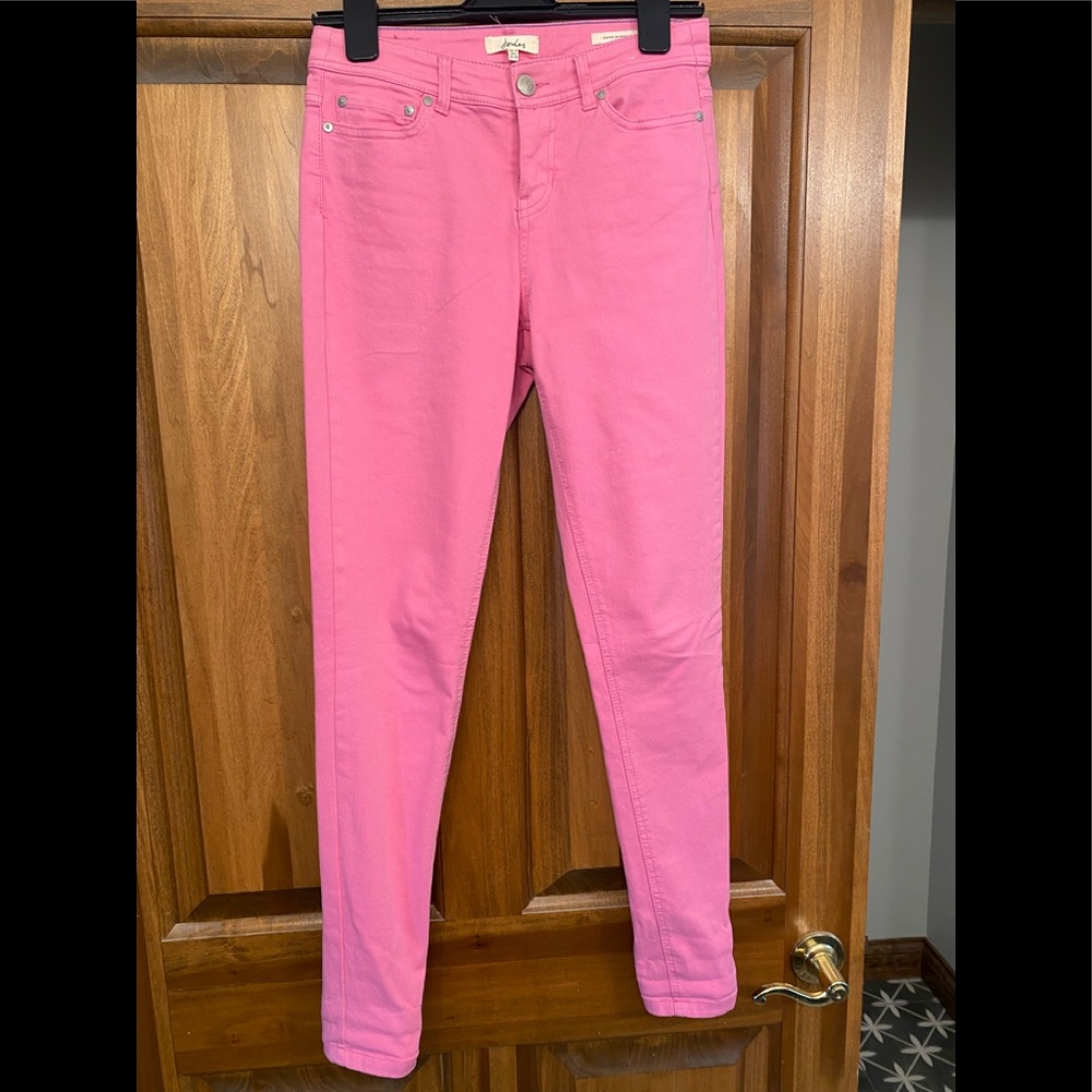 Joules Pink Skinny Jeans. Size 6.